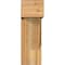 Ekena Millwork Traditional Block Rough Sawn Bracket w/ Offset Brace, Western Red Cedar, 8"W x 20"D x 24"H BKT0806X20X24TRA05RWR - alternate 3
